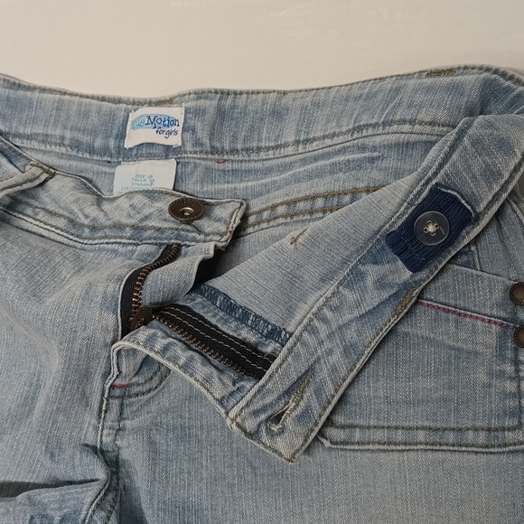 Big girls shorts light Blue wash mid-rise short girl size 14 regular outdoor - Picture 6 of 10